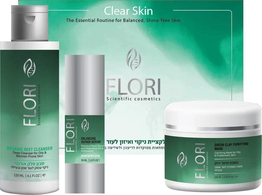קולקציית Clear Skin לעור שמן של FLORI