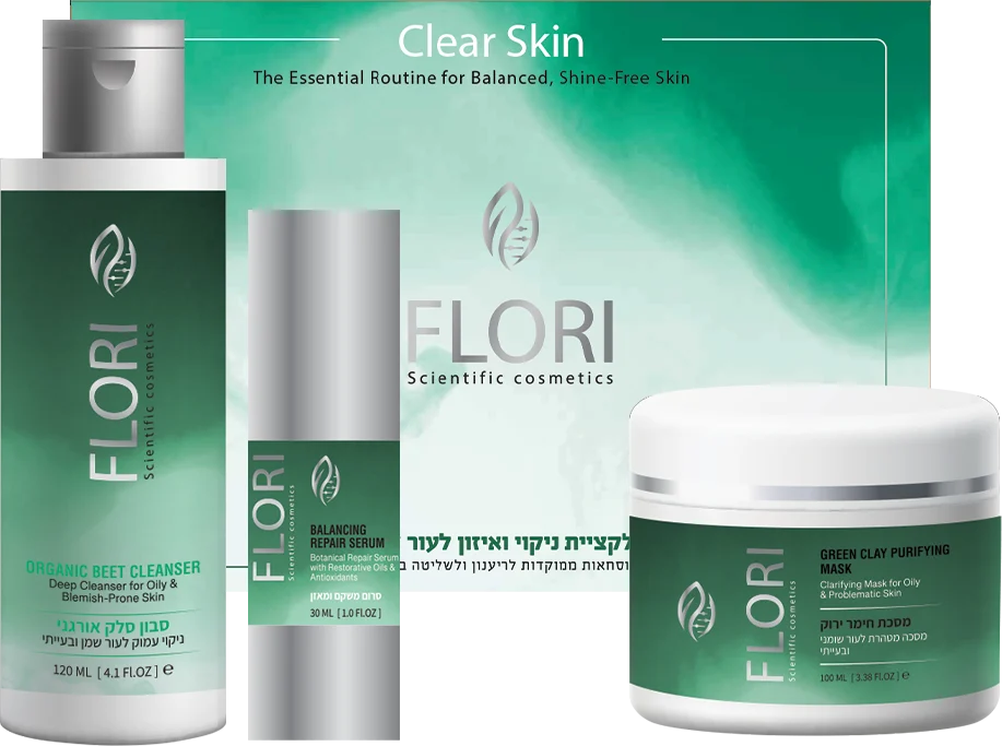 מַעֲרֶכֶת Clear Skin לעור שמן